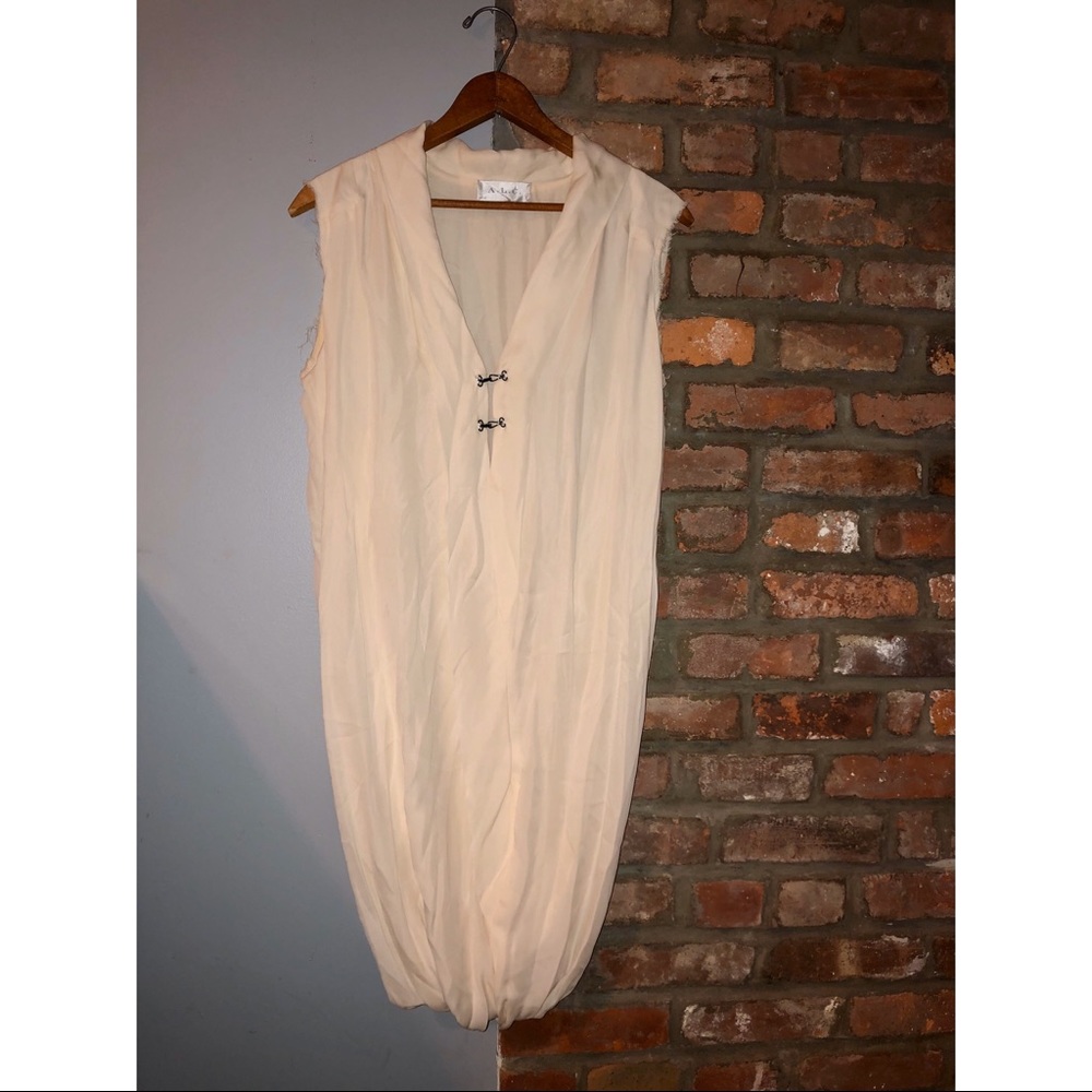 A.L.C. Cream Front Hook Dress, Size 6